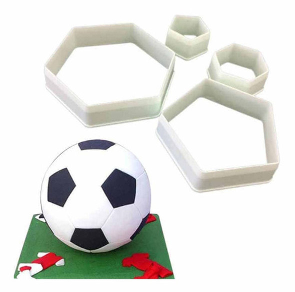 Cortador Formas Geometricas Hexagonos 4 Peças 0