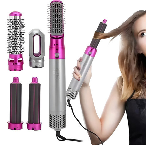 Set Moldeador De Cabello 5 En 1 Secador Cepillo Eléctrico 1