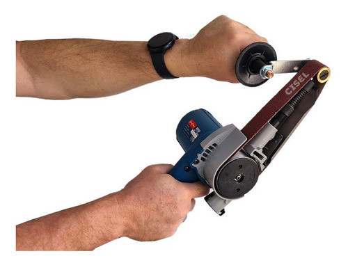 Lixadeira De Cinta 30x533 Dongcheng Dst-533  220v + 10 Lixas 1