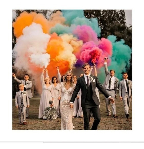 Bengalas De Humo X10 Colores Surtidos -cienfuegos- 1