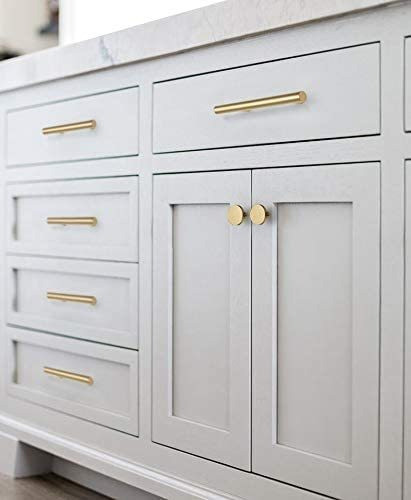 5 Tirador Manija Gold Luxury 25cm Aluminio Dorado 1