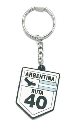 Llavero Goma Ruta 40 2 Caras 0