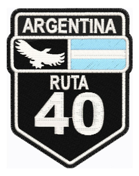 Matriz Bordado Parche Argentina Ruta 40 Janome Brother 0