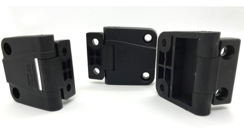 Bisagra Plastica 55 Mm Ala Escondida M6 Pack X 10 Unidades 0