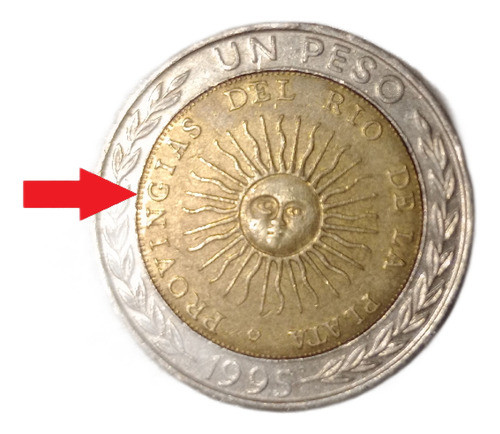 Argentina Moneda 1 Peso 1995 Error Provingias-mayo 0