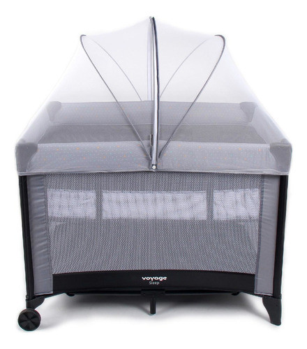 Berço Portátil Cercado Desmontável Sleep Voyage - Cinza 0