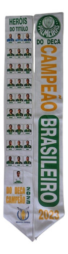 Kit 2 Faixas Branca E Verde Palmeiras Campeão Brasileiro Top 0