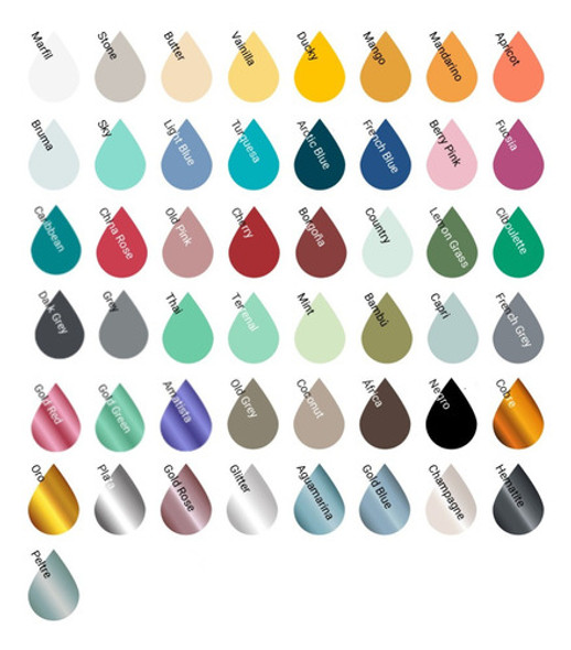 Oh My Chalk Combo #14 X 6 Pinturas De 210cc. + 1 Hidrolaca 1 Oh My Chalk Combo #14 X 6 Pinturas De 210cc. + 1 Hidrolaca 1