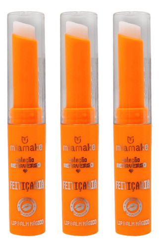 3 Lip Balm Batom Mágico Natural Longa Duração Cor Hidratante 1