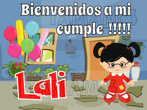 La Chilindrina  Kit Deco Cumpleaños Impreso Y Cortado 0