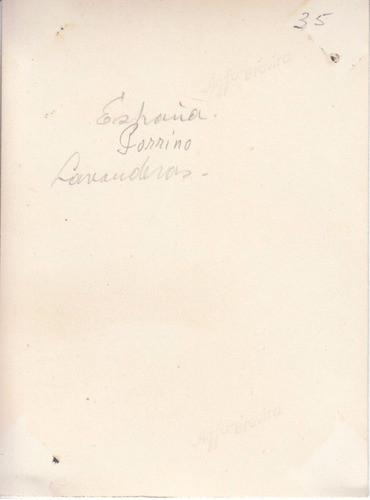 1949 Galicia Fotografia Real De Lavanderas Porriño Oficios 1