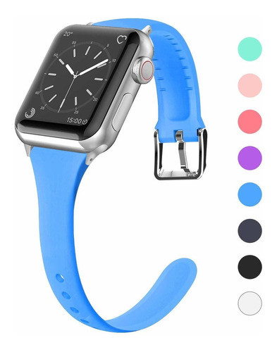 Malla Silicona Para Apple Watch (38/40mm) Lwsengme [sxk2r9z] 0
