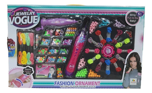 Trenzador Infantil Aplicador De Bijou 3 En 1 Accesorios 0