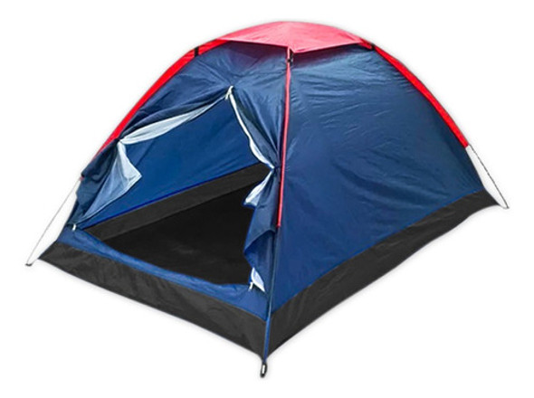 Carpa Camping De 8 Personas + Foco Solar Luz Led Recargable 1