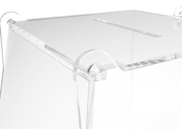 Urna Pirâmide 20cm Basic Transparente - Envio Imediato 1