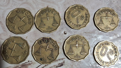 Lote De Monedas De 50 Centésimos Son 199. 3000 Pesos! 0