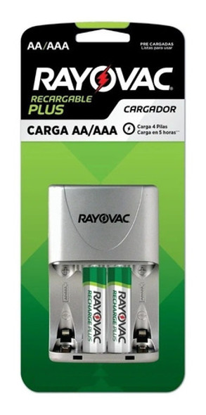 Cargador Para Pilas Recargables Aa / Aaa Rayovac 1
