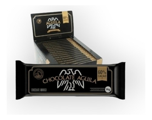 Barrita Chocolate Taza Águila 60% Caja 24u X14g - Sr Goloso 0