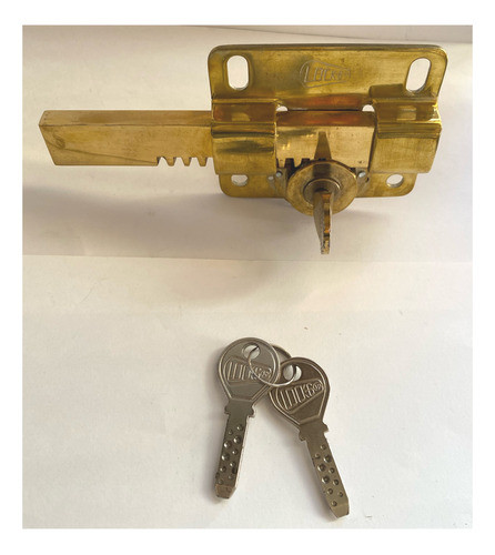 Pasador Dorado A Perilla Antipánico Y Llave Multipunto 1