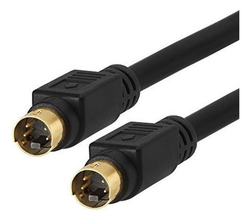 Cable - S-video Svideo (svhs) Cable Chapado En Oro 4 Pines - 0