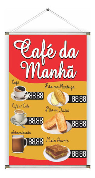 Banner Pronto Café Da Manhã Ref 67 - 45x70 Cm (arte Pronta) 0 Banner Pronto Café Da Manhã Ref 67 - 45x70 Cm (arte Pronta) 0