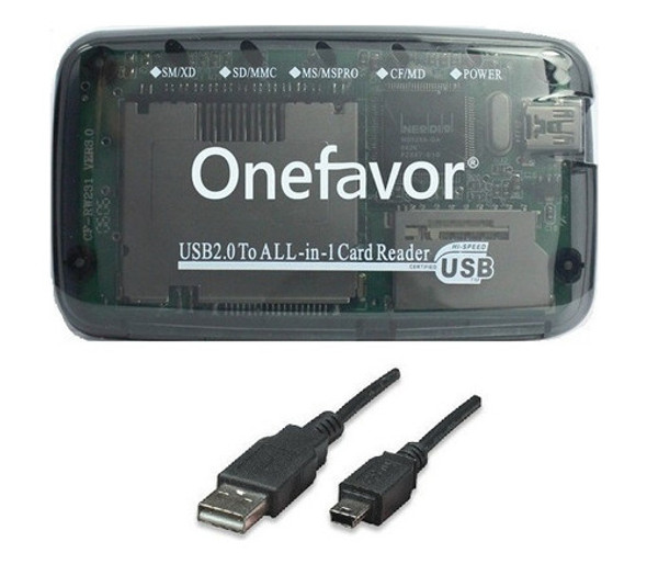 Adaptador Lector Usb Smartmedia Compact Flash Sd Xd Mmc 0