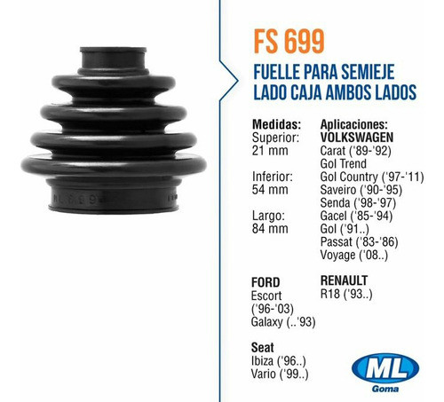 Kit Fuelle Saveiro Fiat Regatta Tempra Escort Carat Ks699 1