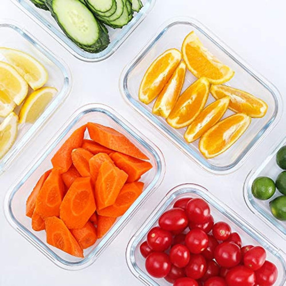 [10 Paquetes, 22 Oz] Recipientes De Preparación De Comida De 0