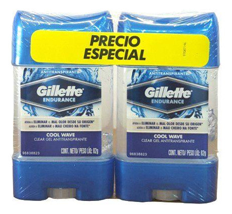Gel Gillette Clear Cool Wave X2 Unidades 0