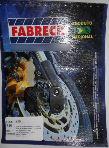 Pastilha De Freio Polini X1 50r, X3 50r, X5 65rp Ano 04 A 14 0