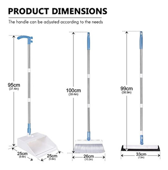 Juego De Escoba Y Recogedor, Combo De Recogedor Y 1