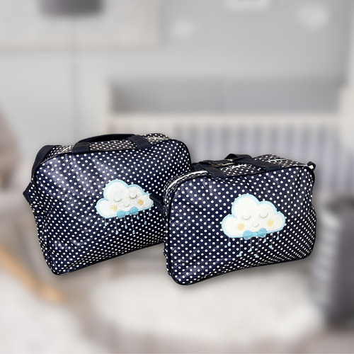 Kit Bolsa Maternidade Bolsa Maternidade Menino Azul 1
