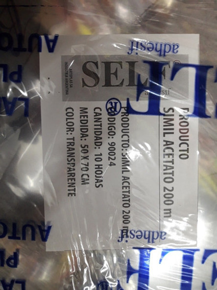 Planchas De Acetato Cristal 200m  50x70 Palermo 1