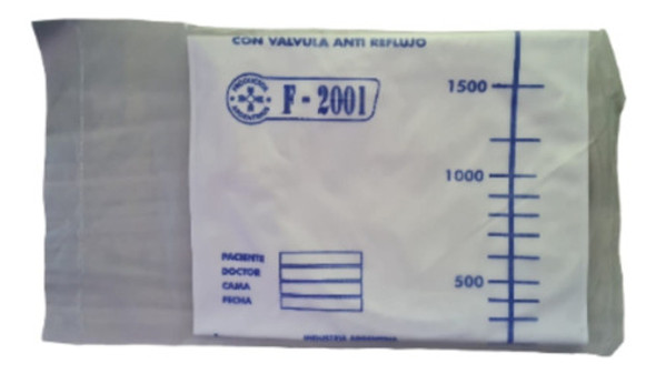 Bolsa Colectora De Orina X2000cc F-2001 Forlano 0 Bolsa Colectora De Orina X2000cc F-2001 Forlano 0