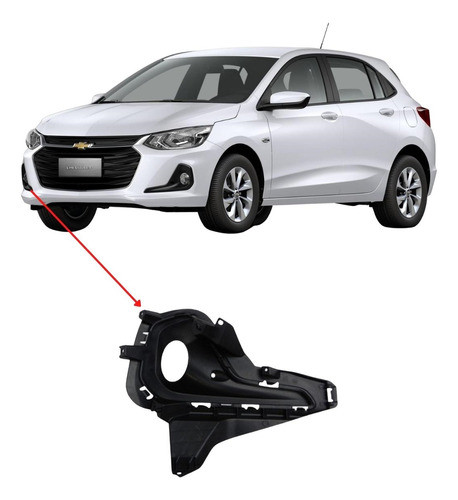 Moldura Faro Auxiliar Der Onix 20/ Chevrolet 0