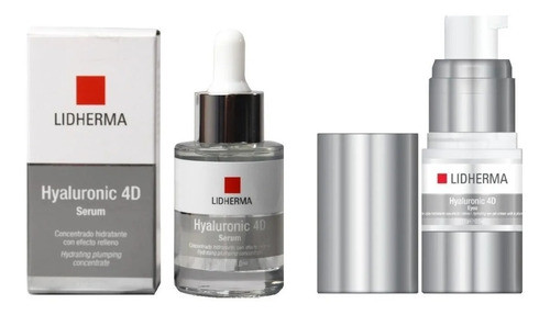 X2 Hyaluronic 4d Serum + Contorno Ojos Hialuronico Lidherma 0