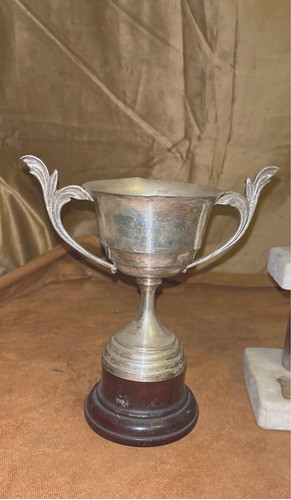 Trofeo Y 2 Copas Antiguas De Ciclismo Bronce Mármol X Los 3 1