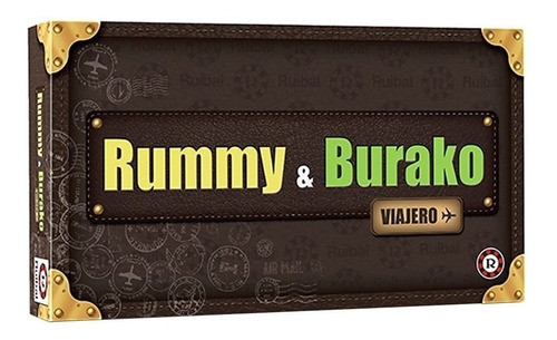 Rummy Burako Viajero Juego De Mesa Original Ruibal 0