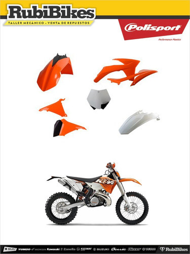 Kit De Pasticos Ktm Sx Del 2011 Polisport 1
