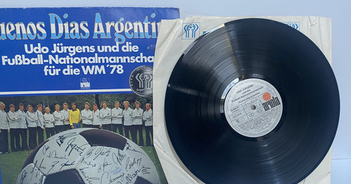 Disco Buenos Días Argentina, En Alemán, 1978 Cbdj 1