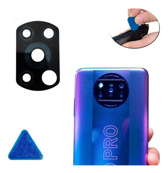 Vidrio De Cámara Compatible Con Xiaomi Poco X3 / X3 Pro Nfc 0