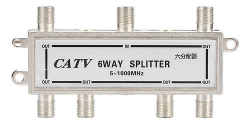 Cable Coaxial Dividido De 6 Vias, Para Antena De Television 0