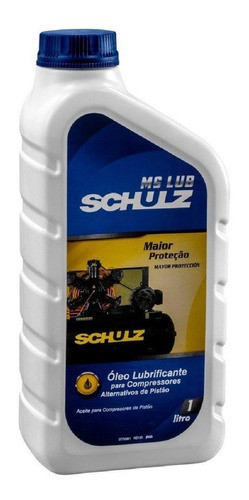 1 Litro Óleo Lubrificante P/ Compressor Schulz Ms-lub 0