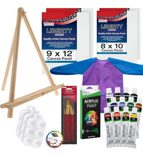 Nosotros Art Supply 23 Pieza Set Pintura Acrílica Con Cierre 0