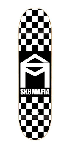 Shape Sk8mafia 8.0 Checkered Black White - Importado 1