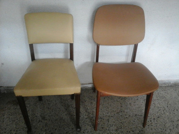 Sillas Estilo Francesas Antigua Cedro Roble Excelente Estado 0