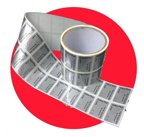 Etiquetas De Cierre Inviolable X 500 U. De 46mm X20mm 0