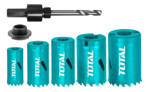 Juego Sierras Copa Total Mechas Bimetal, Madera Pvc Aluminio 0