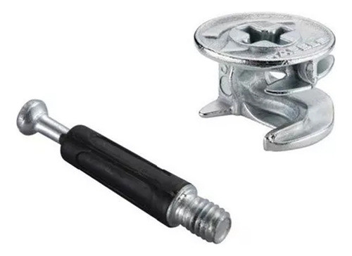 Conjunto Minifix Para Placa 18mm X 100 Unidades Eurohard 0