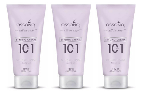 X3 Crema De Peinar 10 En 1 Ossono 180ml 0